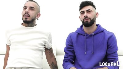 LocuraGay - Kalid revienta duro a su amiguito novato guapete - gay porn video