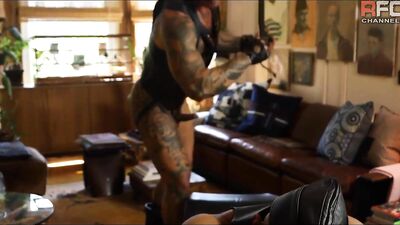 Asian Daddy - Leather Lovebirds - Damian Dragon X Jason Luna - gay porn video