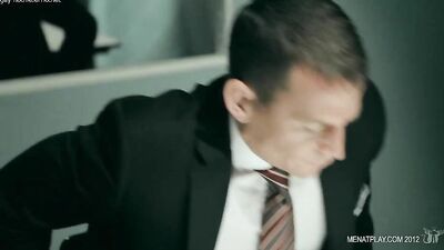 The Cube - Cavin Knight, Justin Harris & Scott Carter - gay porn video