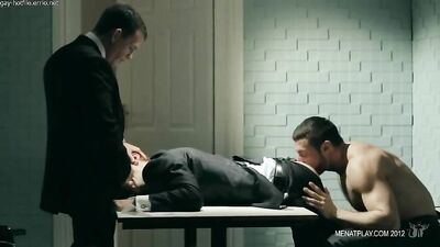 The Cube - Cavin Knight, Justin Harris & Scott Carter - gay porn video