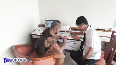 Cute Thai used by Pervert Teacher - gay porn video