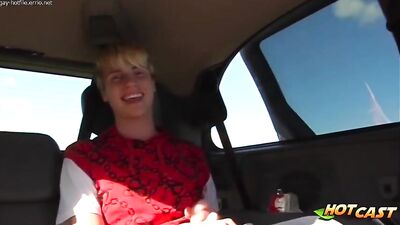 Josh Hancock Danny Star Todd Owens - Two gay bottom twinks for you in the back seat - gay porn video