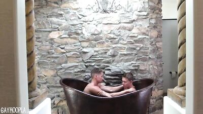 Two Blondes FUCK Jason Keys and Christian Borski - gay porn video