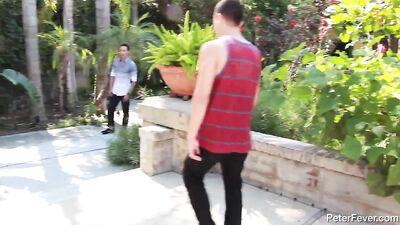 Espresso Love - Behind-the-Scenes - Santiago Figueroa and James Dickson - gay porn video