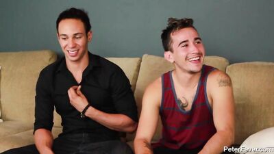 Espresso Love - Behind-the-Scenes - Santiago Figueroa and James Dickson - gay porn video