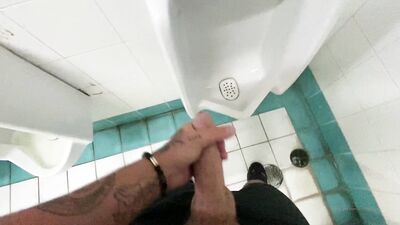 Thai Public Bathroom Cum - gay porn video