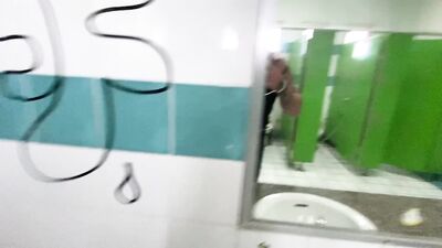 Thai Public Bathroom Cum - gay porn video