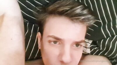 Fans - Connor Peters - Self Suck Self Facial - gay porn video