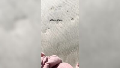 Walking Along On The Beach And Decided To Take My Shorts Off