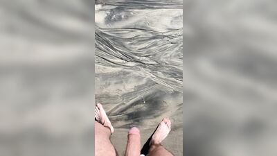 Walking Along On The Beach And Decided To Take My Shorts Off