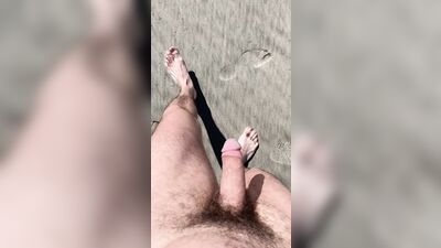Walking Along On The Beach And Decided To Take My Shorts Off