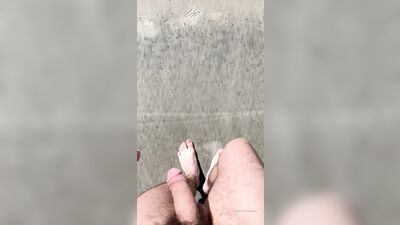 Walking Along On The Beach And Decided To Take My Shorts Off