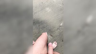 Walking Along On The Beach And Decided To Take My Shorts Off