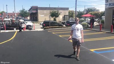 Fans - Cory & Jared Overseeing Parking Lot Resurface At The Big C Businesses - gay porn video