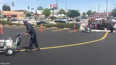 Fans - Cory & Jared Overseeing Parking Lot Resurface At The Big C Businesses - gay porn video