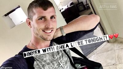 Fans - Dinner with Rhea Litre - gay porn video