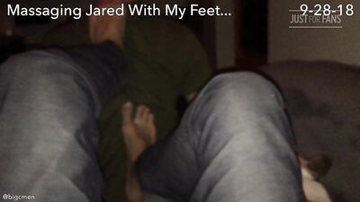 Fans - Clip of Me Rubbing Jared's Feet - gay porn video