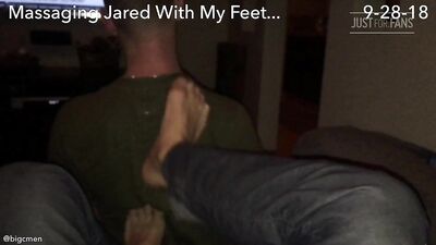 Fans - Clip of Me Rubbing Jared's Feet - gay porn video