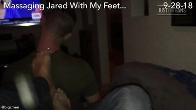 Fans - Clip of Me Rubbing Jared's Feet - gay porn video