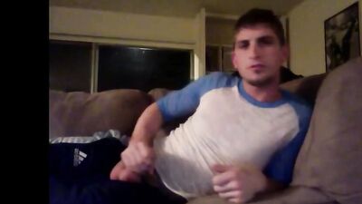 Fans -Jared Jerkin Off On Couch - gay porn video
