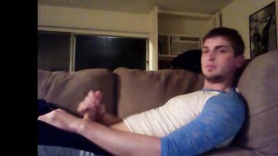 Fans -Jared Jerkin Off On Couch - gay porn video