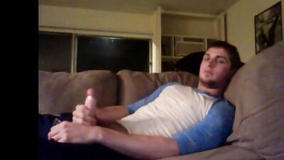 Fans -Jared Jerkin Off On Couch - gay porn video