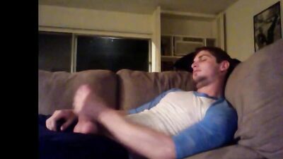 Fans -Jared Jerkin Off On Couch - gay porn video