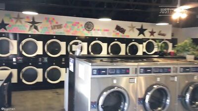 Fans - Porn Star Colton Grey Meets Big C at the Laundromat for Hot Mid Day BJ Session - gay porn video