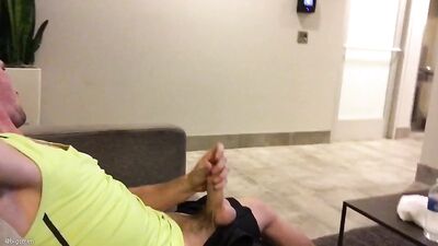 Fans - Jared Sneaks a Few Jerks at The Gym - gay porn video