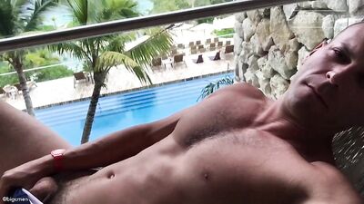 Fans - Last Day in Cancun, Cock & Feet Play on the Hammock - gay porn video