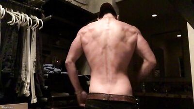 Fans - Big C Showin Off His Gains - gay porn video