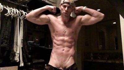 Fans - Big C Showin Off His Gains - gay porn video