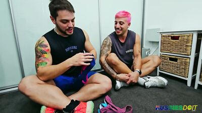 AussiesDoIt - Aksen and Kandy Pt1 - Underwear - gay porn video