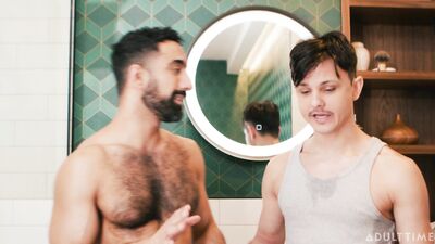 AdultTime - Jerk Buddies - Enzo Muller Ali Rush - Lets Just Share The Shower Bud - gay porn video