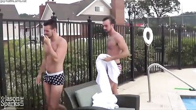 JasonSparksLive - Bareback In Charlotte - Kyle Steele Mason Lear - gay porn video