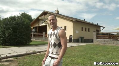 OutInPublic - Getting Ass At The Bar Lukas Pribyl and David Cooper - gay porn video