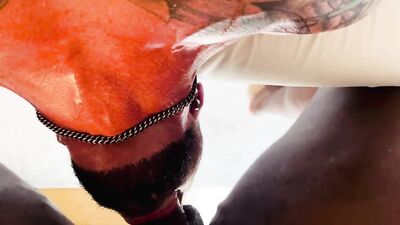 AfroBlackXXX fucks Angel Messi in Room Service - part one AfroBl - gay porn video