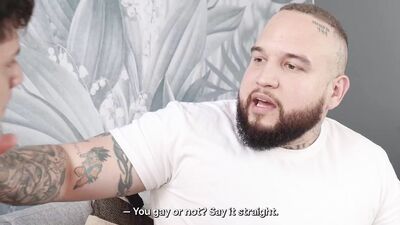 Twink Gets Fucked by a Big Tattooed Man ARRECHOS FILMS - gay porn video