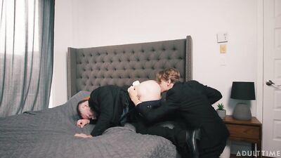 Let's Get Rid Of These Pre-Wedding Jitters, Bud! - Leo Louis & Marcus McNeill - gay porn video