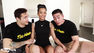 Bisexual Guys Fuck - Kendrick Driver Jayden Marcos and Laylani Wyld - gay porn video