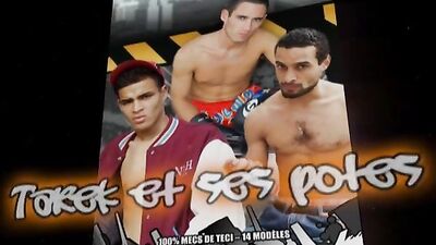 Souann Kriss le pompier Leo Marquet - 7 muscular guys interracial threesome - Part 1 - gay porn video - gay porn video
