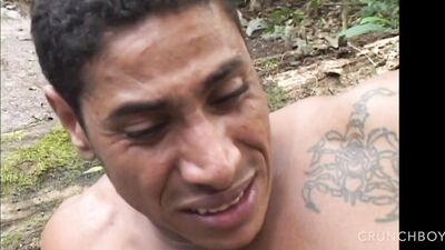 Latino Fucker - Fucked in Public Forest - gay porn video