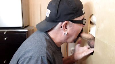Gloryhole Cock Sucking Delight - gay porn video