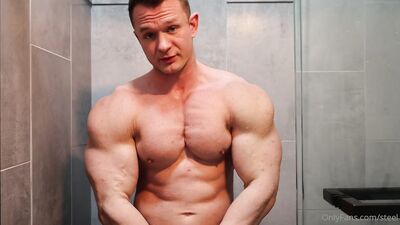Fans - Steel - Would You Worship Me in the Shower - gay porn video