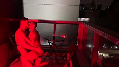 Rico Marlon Johnny Alves - He fucked me on his balcony - gay porn video