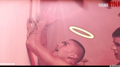 YoungKink - Ares Reiv Agus Piney - Sacrilegious Fuck - gay porn video