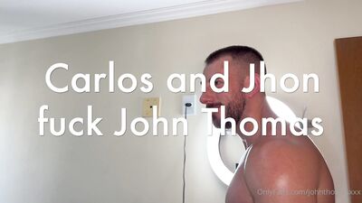 Fans - Carlos Maranhao and Jhon Ramos Fucks John Thomas - gay porn video