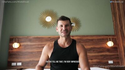 Fans - Worldstudz - Milking and edging Matt coachstuds - gay porn video