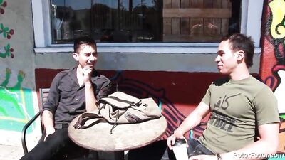 Espresso Love - Together Again - Santiago Figueroa and James Dickson - gay porn video