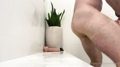 Rick and Griff - The DP Dildo in the second video (a mold of both our cocks together)